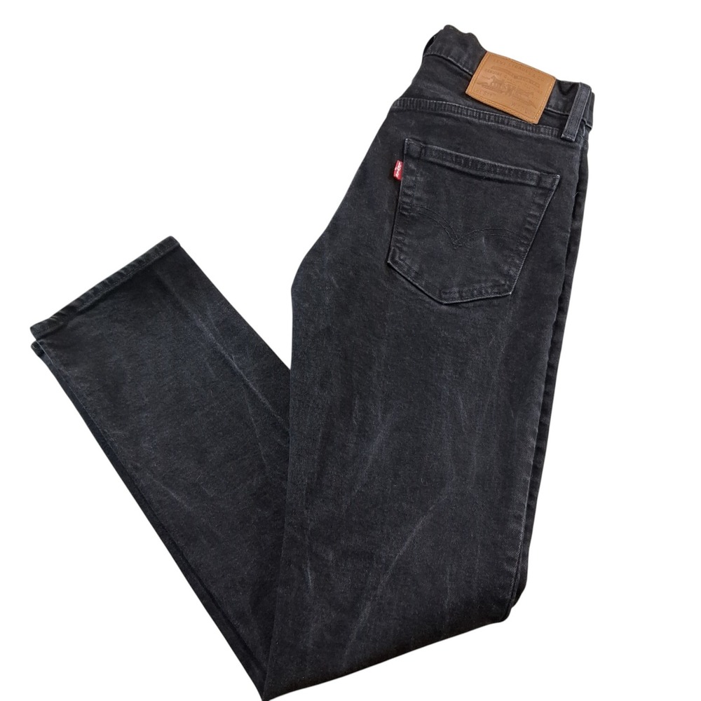 Levi's 511 Slim Fit Jeans Mens 30x32 Black Premium Stretch Denim 04511-4969